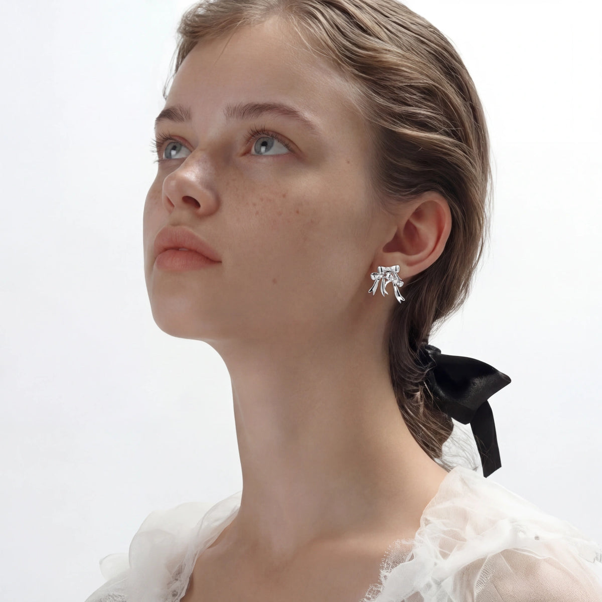 Crystal Rosette Earrings