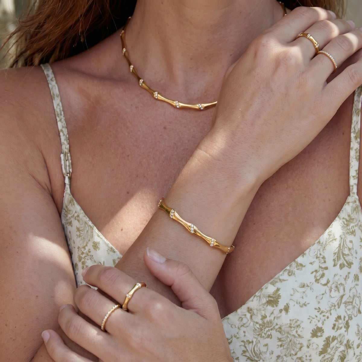 Bamboo Spark Armring